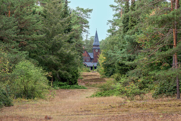 Cemetery chapel of the southwest churchyard Stahnsdorf a famous woodland- and celebrity cemetery in...