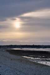 Sunset in brittany-France