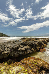 beach in the city of Itacare, State of Bahia, Brazil