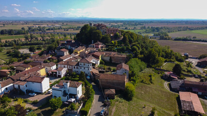 Fototapeta premium Castello di Pavone dal drone