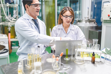 professional health care researchers working in life of medical science laboratory, technology of medicine chemistry lap experiment for hospital