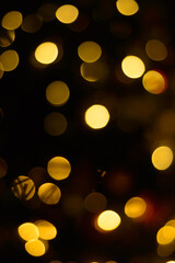 Fototapeta premium burning candles in the church or night of christmas