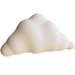 3D Icon Ecommerce Realistic Cloud for Website Landing Page Banner Marketing Source Presentation