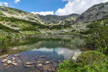 Summer landscape of Pirin Mountain near Banderitsa River, Bulgaria