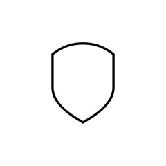 Shield icon for web and mobile app. Protection icon. Security sign and symbol