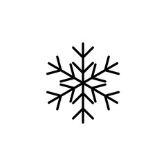 Snow icon for web and mobile app. snowflake sign and symbol