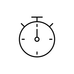 stopwatch icon for web and mobile app. Timer sign and symbol. Countdown icon. Period of time
