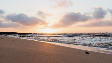sunset at the beach