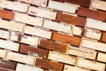 Colorful plank old wood and texture background.