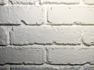 white brick wall. brick wall texture.