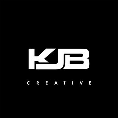 Fototapeta na wymiar KJB Letter Initial Logo Design Template Vector Illustration