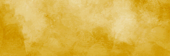Vintage Grunge yellow plaster Wall Texture. Abstract Painted Wall Surface. Wide Angle Rough Background With Copy Space For design