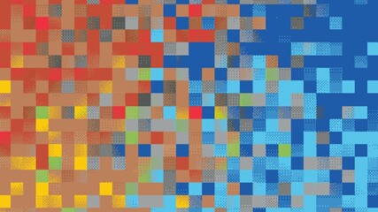 Colorful modern abstract pixel texture background. Presentation background design. Suitable for presentation template, wallpaper, backdrop, website, poster, flyer, social media, website, etc.