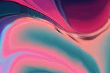 Dream Land Liquid Color Retro Surreal Sunshine