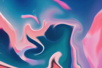 Dream Land Liquid Color Retro Surreal Sunshine