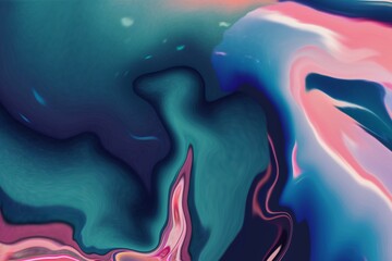 Dream Land Liquid Color Retro Surreal Sunshine