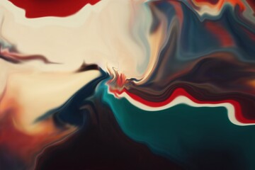 Dream Land Liquid Color Retro Surreal Sunshine