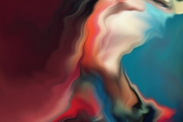 Dream Land Liquid Color Retro Surreal Sunshine