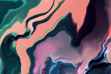 Dream Land Liquid Color Retro Surreal Sunshine