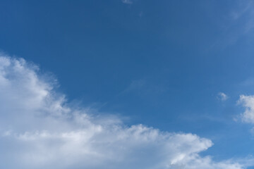 sky and clouds in the good day, copy space