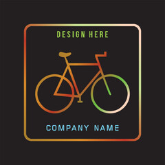 Unique colorful mountain bike logo for our company design purposes
