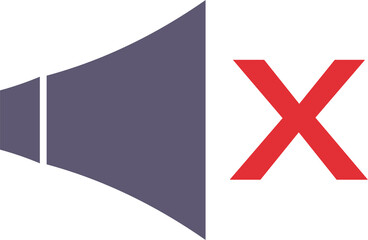 speaker mute icon