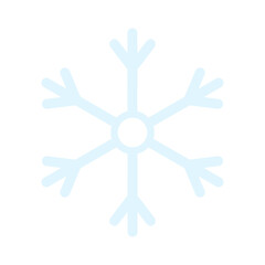Snowflake set in winter seasons , Flat Modern design , illustration