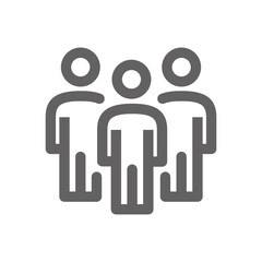 User group icon. perfect for web design or user interface applications. Simple vector illustration.