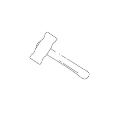 Mallet vector icon