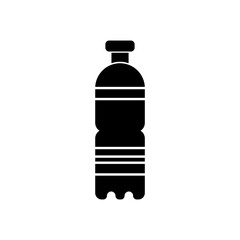 Graphic flat bottle icon for your design and website
