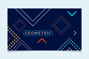 Modern technology geometric web desktop background 