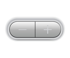 Volume button isolated on white is png 