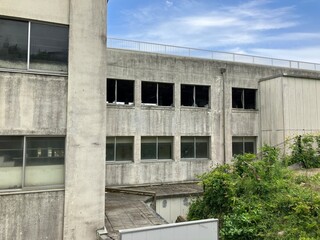 Site of the earthquake at Ishinomaki city in Japan