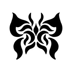 illustration art butterfly tattoo design