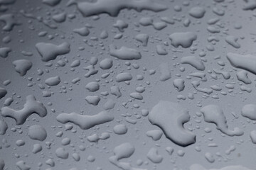 water bubbles on the glass floor