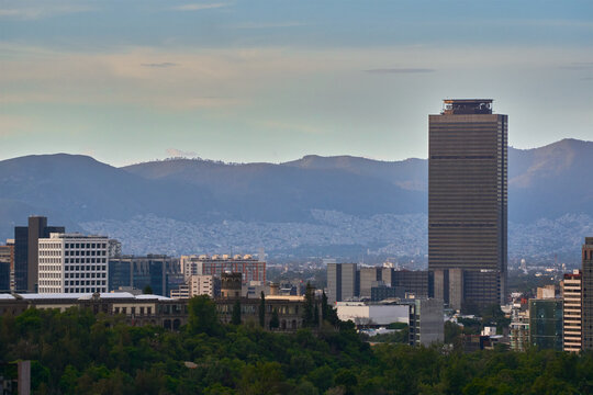 Side View Of Chapultepec Castle