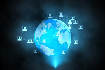 Futuristic technology interface