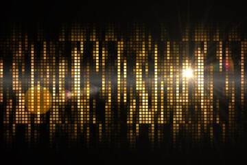 Naklejka premium Digitally generated cool pixel background