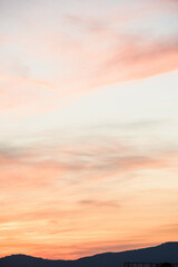 Scenic view of sky during sunset