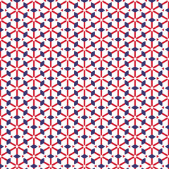 White Red Blue Classic Lines Texture Fashion Fabric Garment Textile Tile Ornamental Decorative Element Laminate Banner Poster Interior Graphic Design Wrapping Paper Print Background Geometric Pattern