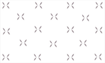 vector pattern flowers on a white background