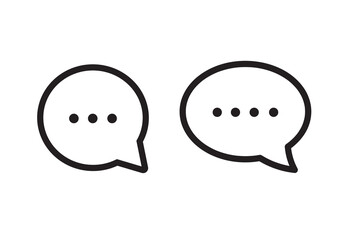 simple bubble chat icon