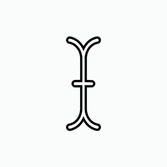 Text Cursor Icon. Input Text Symbol - Vector.     