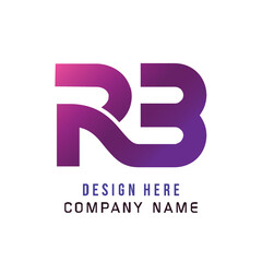 RB lettering, perfect for company logos, offices, campuses, schools, religious education