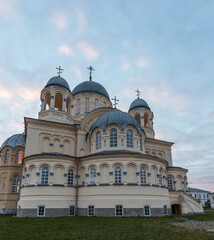 Fototapeta na wymiar St. Nicholas monastery. Verhoturye city, Sverdlovsk region, Russia.
