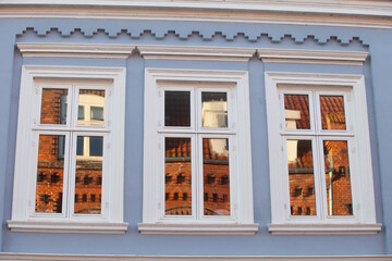 Old house in the streets of Tønder in Denmark