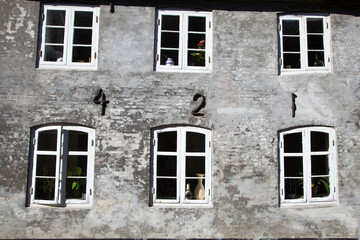 Old house in the streets of Tønder in Denmark