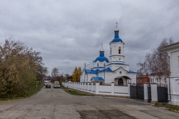 Fototapeta na wymiar Verhoturye city, Sverdlovsk region, Russia.