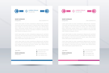Corporate Modern Letterhead Design Template