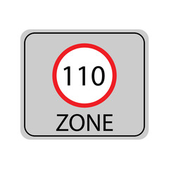 a vector in the form of an icon or symbol of a traffic sign